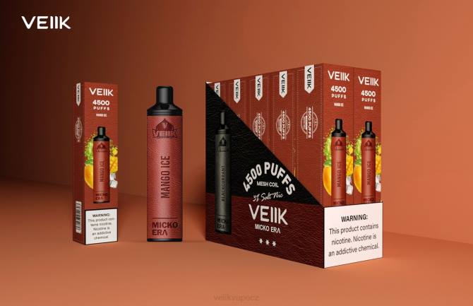 VEIIK Airo CZ | VEIIK Micko Era 4500 vstřiků jednorázově 30 mg mangový led DV0Z8