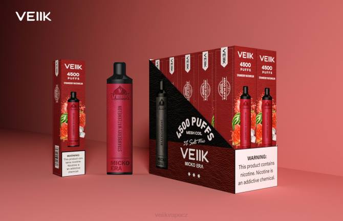 VEIIK Vape CZ | VEIIK Micko Era 4500 vstřiků jednorázově 30 mg jahodový meloun DV0Z1
