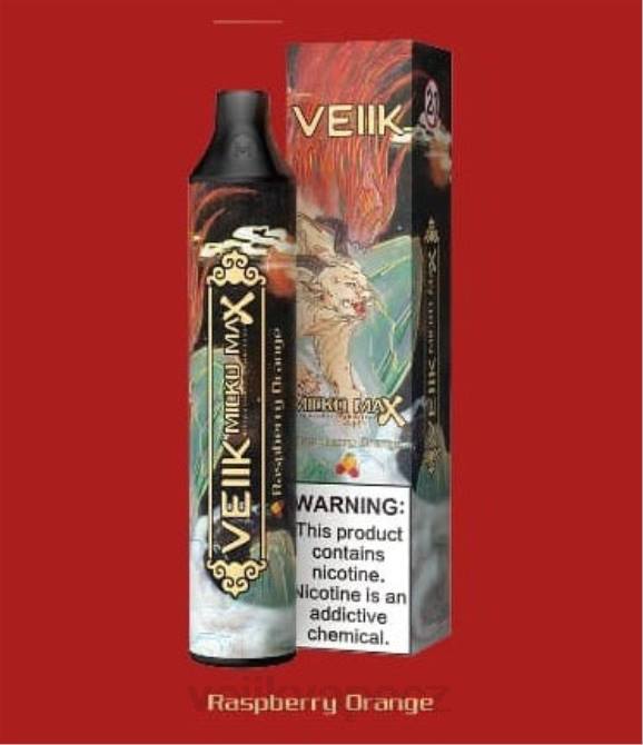 VEIIK Vape Praha | VEIIK Micko MAX jednorázová vapka 1500 vdechů malinový pomeranč DV0Z52
