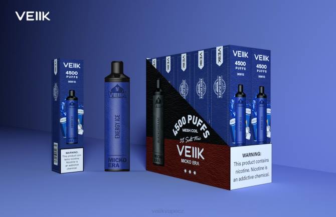 VEIIK Vape Review | VEIIK Micko Era 4500 vstřiků jednorázově 30 mg energetický led DV0Z7